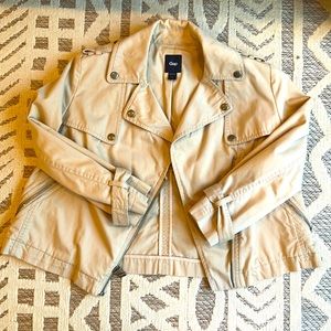 Gap cropped trench jacket